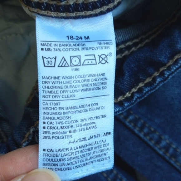 old navy straight leg denim jeans 18-24 months baby - Picture 6 of 9